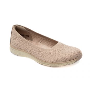 Balerini casual SKECHERS gri, BE-COOL, din material textil