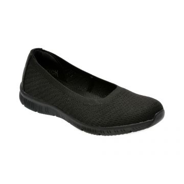 Balerini casual SKECHERS negri, BE-COOL, din material textil